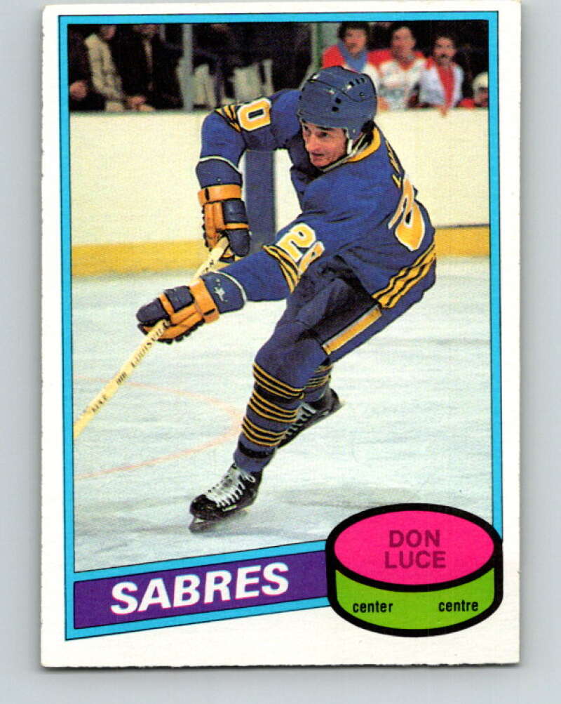 1980-81 O-Pee-Chee #302 Don Luce Buffalo Sabres V40154