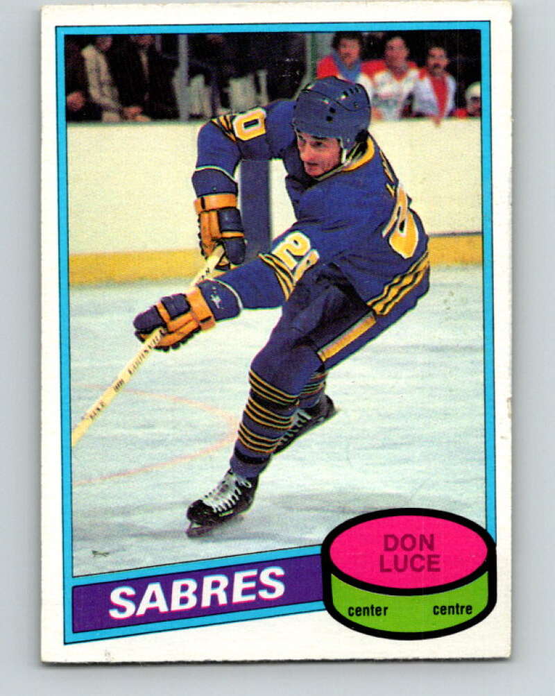 1980-81 O-Pee-Chee #302 Don Luce Buffalo Sabres V40156
