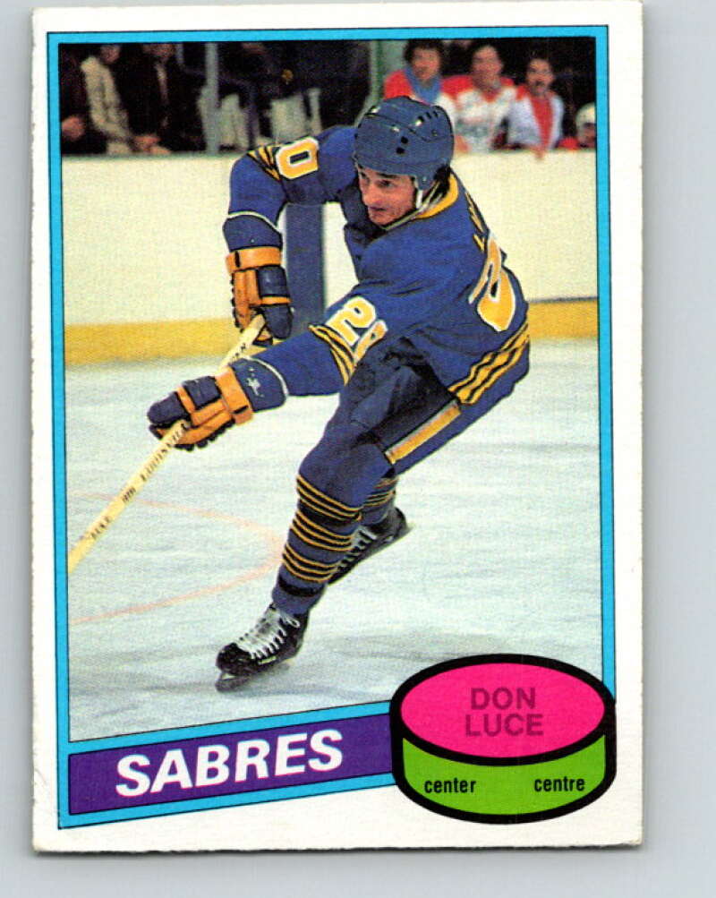 1980-81 O-Pee-Chee #302 Don Luce Buffalo Sabres V40157