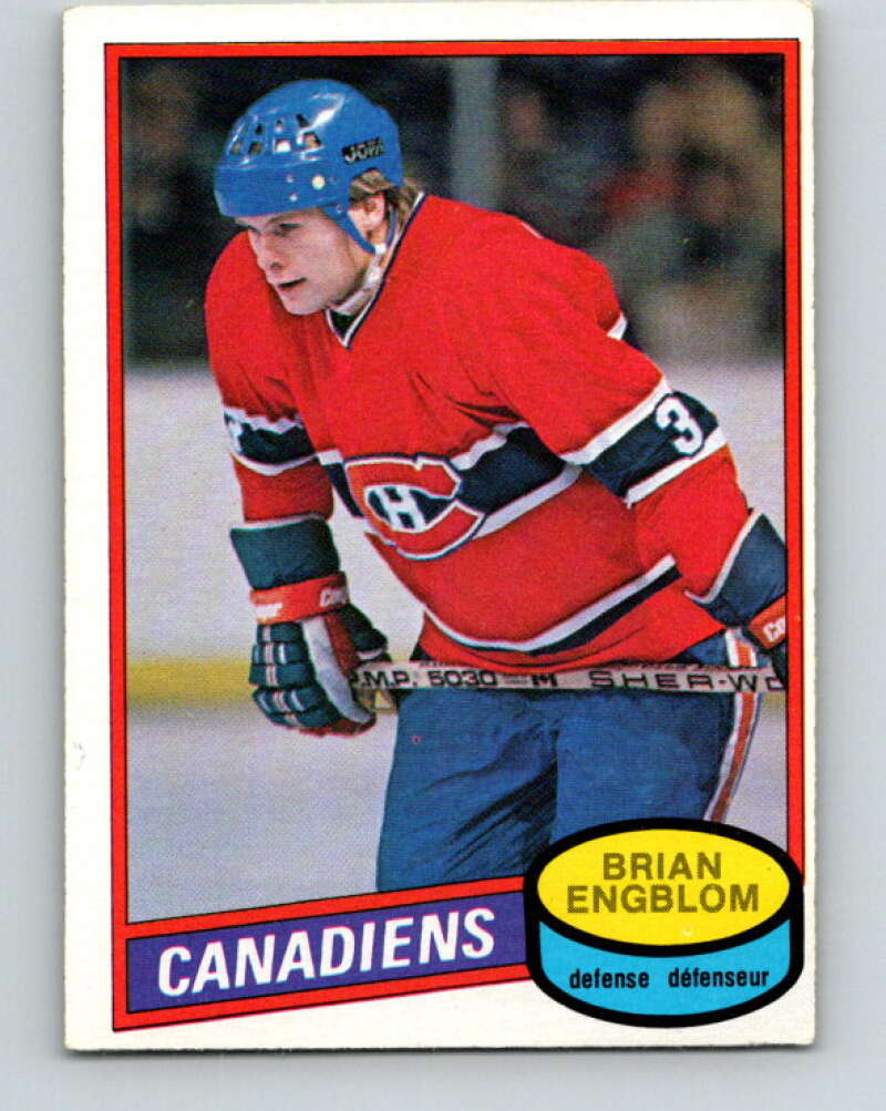 1980-81 O-Pee-Chee #304 Brian Engblom Montreal Canadiens V40180