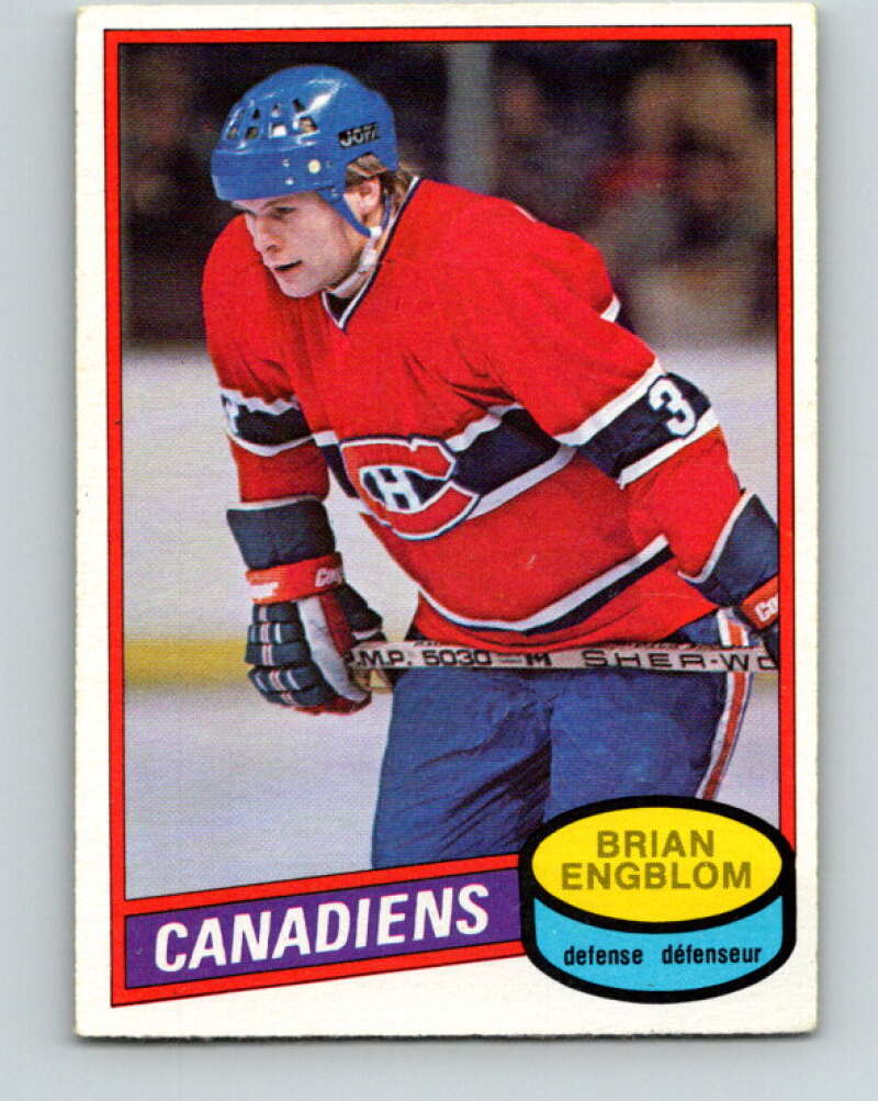 1980-81 O-Pee-Chee #304 Brian Engblom Montreal Canadiens V40185