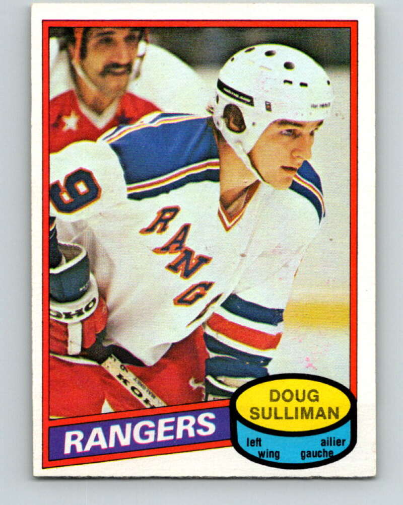 1980-81 O-Pee-Chee #306 Doug Sulliman RC Rookie New York Rangers V40198