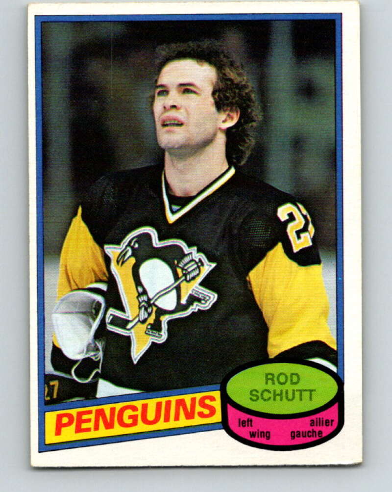 1980-81 O-Pee-Chee #307 Rod Schutt Pittsburgh Penguins V40208