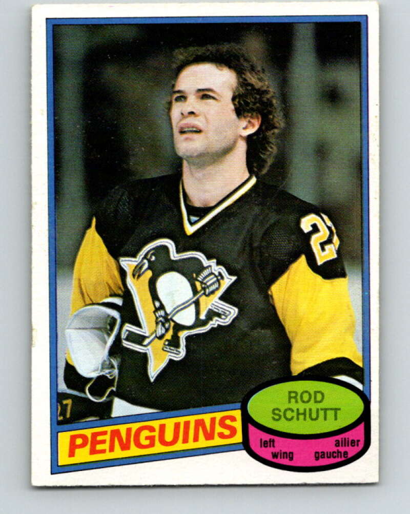 1980-81 O-Pee-Chee #307 Rod Schutt Pittsburgh Penguins V40212