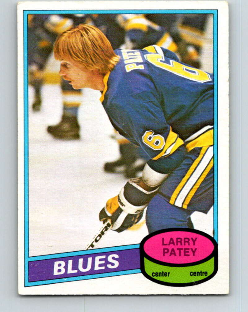 1980-81 O-Pee-Chee #310 Larry Patey St. Louis Blues V40234