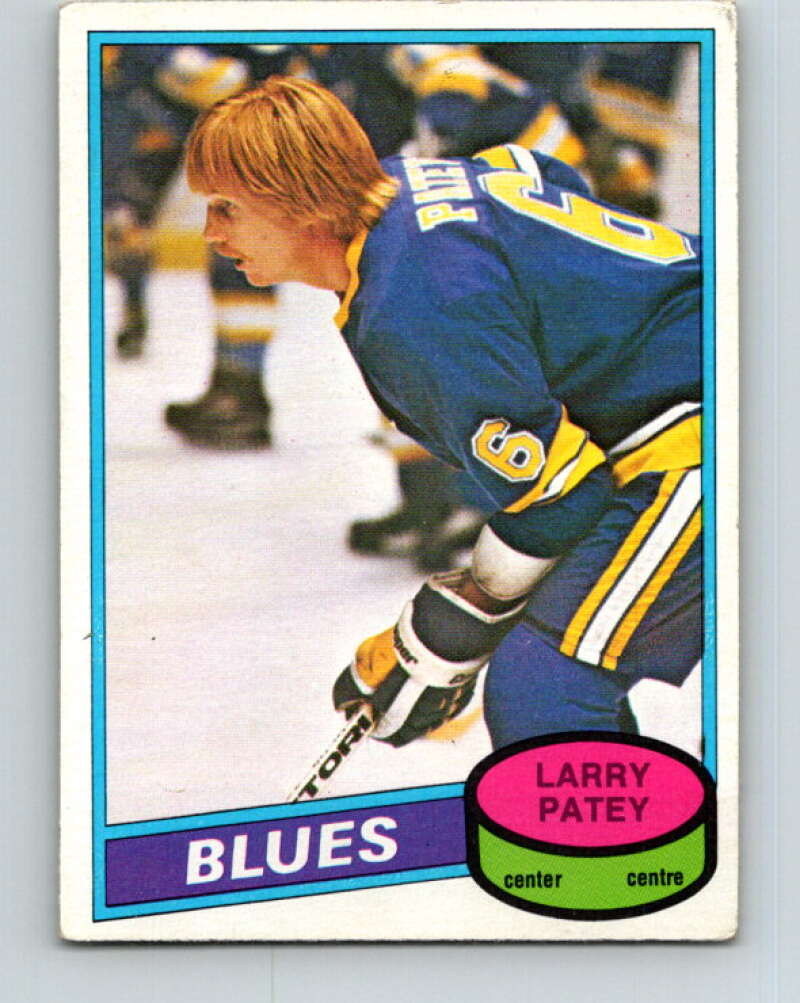 1980-81 O-Pee-Chee #310 Larry Patey St. Louis Blues V40235
