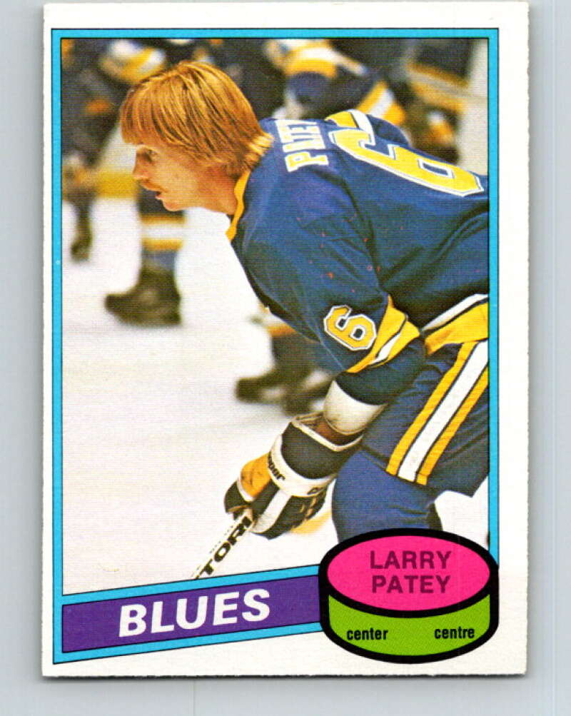 1980-81 O-Pee-Chee #310 Larry Patey St. Louis Blues V40236