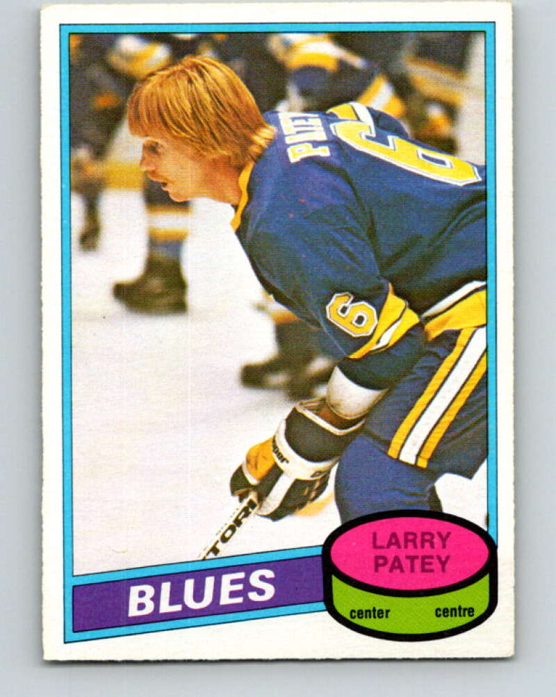 1980-81 O-Pee-Chee #310 Larry Patey St. Louis Blues V40240