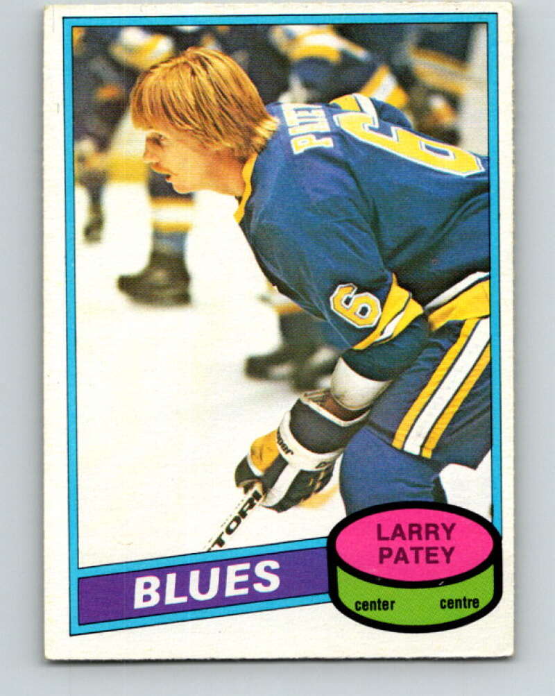 1980-81 O-Pee-Chee #310 Larry Patey St. Louis Blues V40241