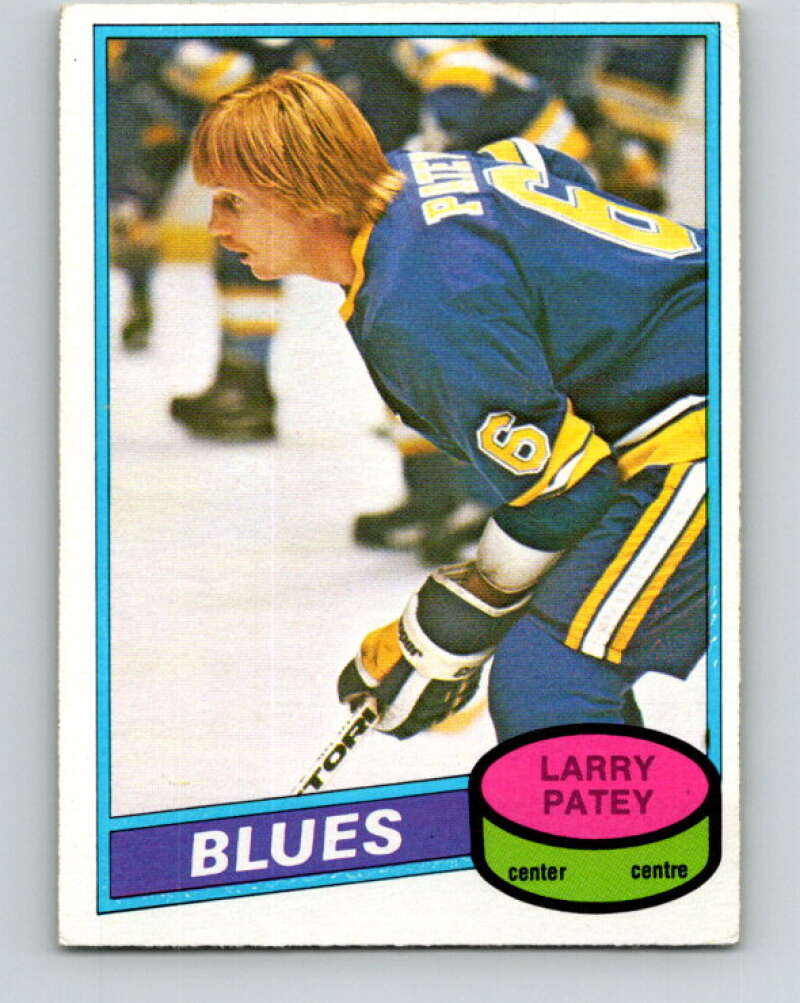 1980-81 O-Pee-Chee #310 Larry Patey St. Louis Blues V40242