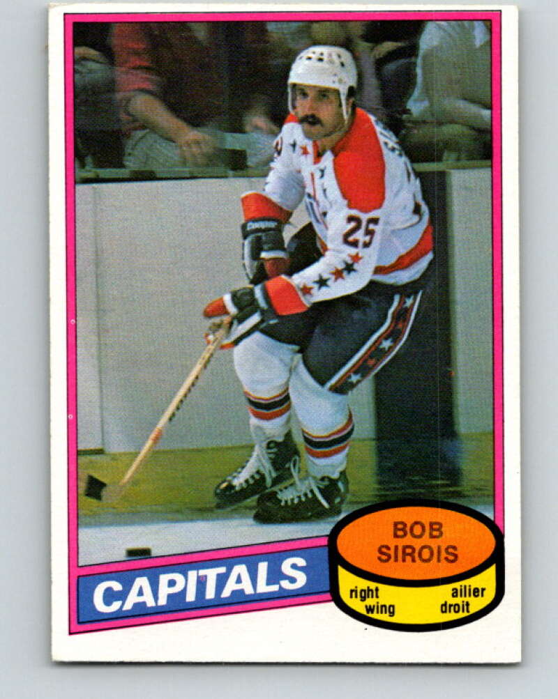 1980-81 O-Pee-Chee #313 Bob Sirois Washington Capitals V40274