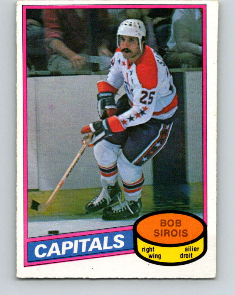 1980-81 O-Pee-Chee #313 Bob Sirois Washington Capitals V40282