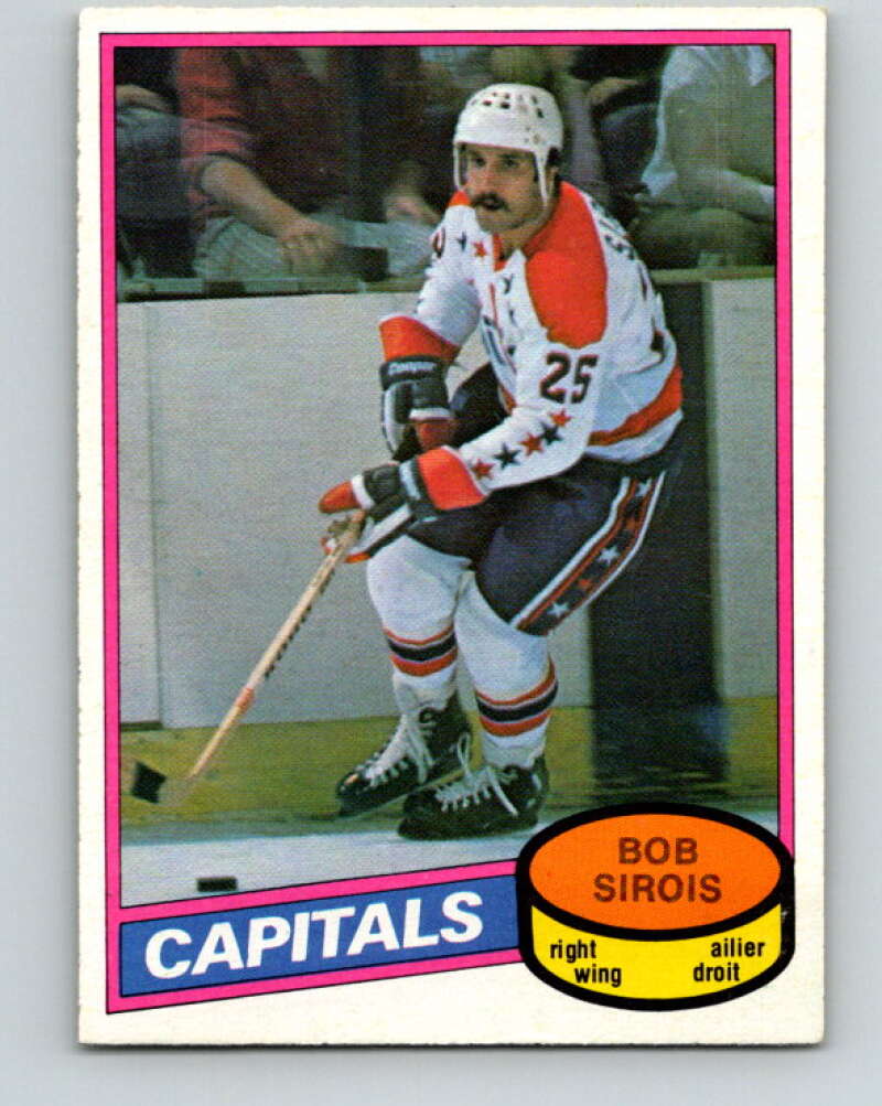 1980-81 O-Pee-Chee #313 Bob Sirois Washington Capitals V40283