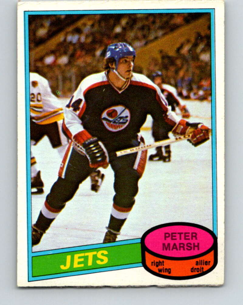 1980-81 O-Pee-Chee #314 Peter Marsh Winnipeg Jets V40284
