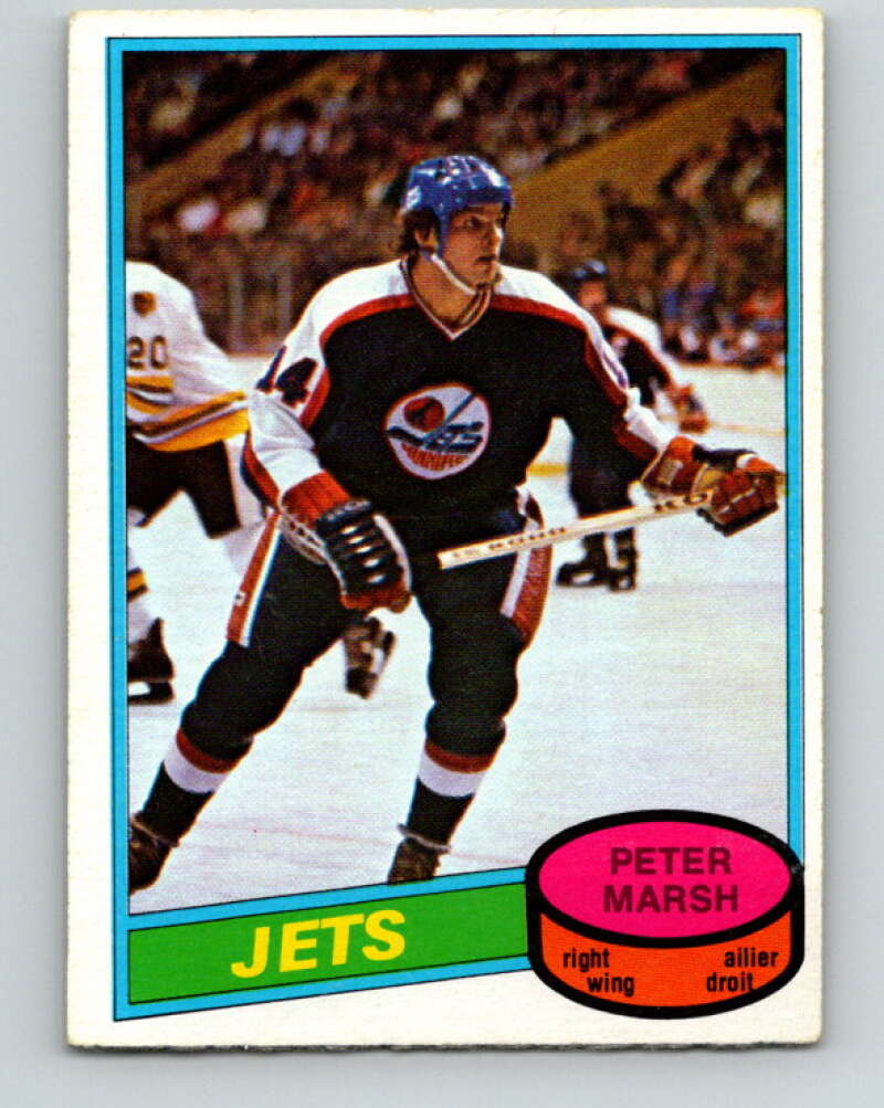 1980-81 O-Pee-Chee #314 Peter Marsh Winnipeg Jets V40286