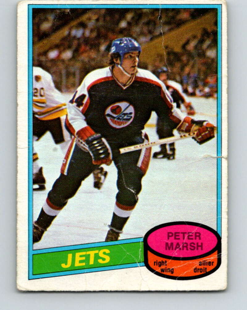 1980-81 O-Pee-Chee #314 Peter Marsh Winnipeg Jets V40287