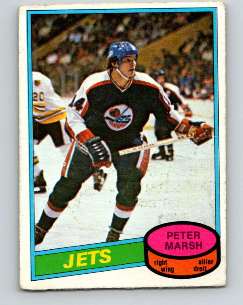 1980-81 O-Pee-Chee #314 Peter Marsh Winnipeg Jets V40288