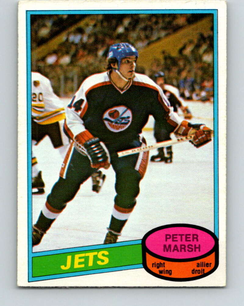 1980-81 O-Pee-Chee #314 Peter Marsh Winnipeg Jets V40291