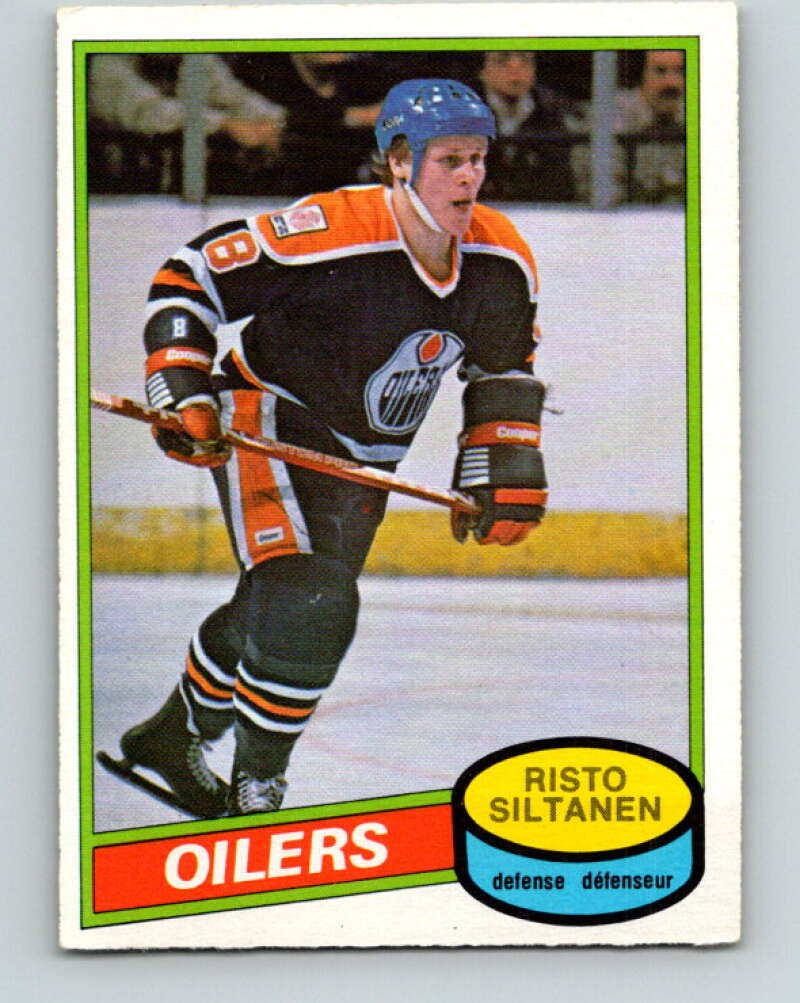1980-81 O-Pee-Chee #315 Risto Siltanen RC Rookie Edmonton Oilers V40293