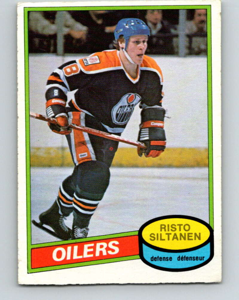 1980-81 O-Pee-Chee #315 Risto Siltanen RC Rookie Edmonton Oilers V40295