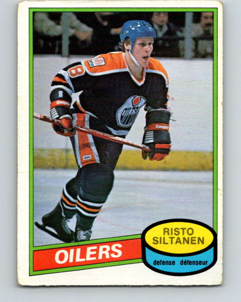 1980-81 O-Pee-Chee #315 Risto Siltanen RC Rookie Edmonton Oilers V40297