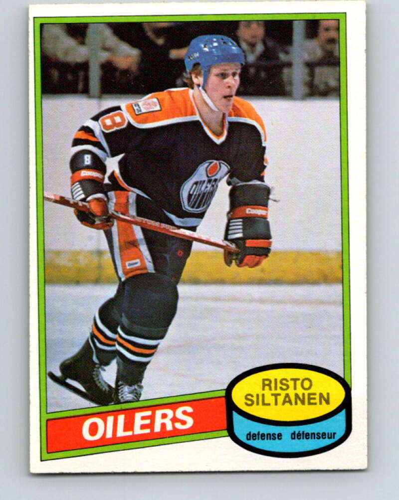1980-81 O-Pee-Chee #315 Risto Siltanen RC Rookie Edmonton Oilers V40298