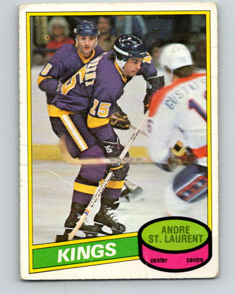 1980-81 O-Pee-Chee #316 Andre St. Laurent Los Angeles Kings V40306