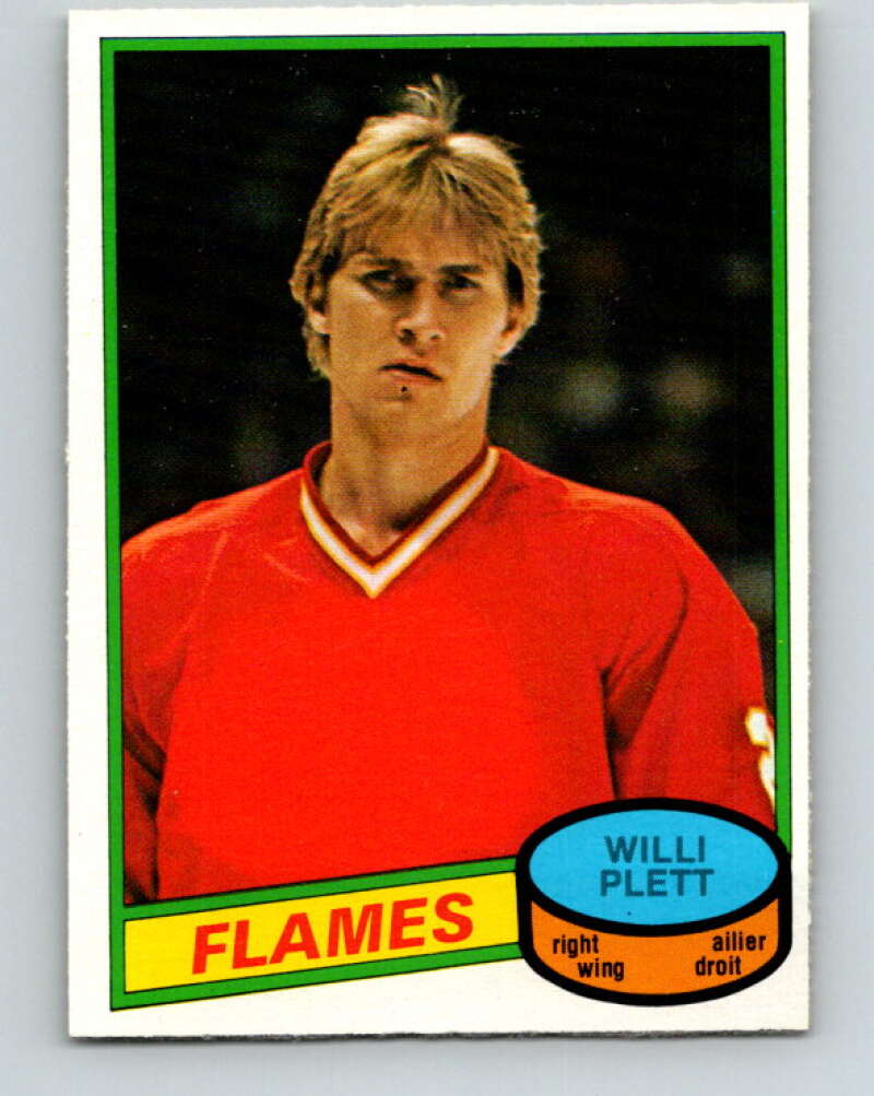 1980-81 O-Pee-Chee #320 Willi Plett Calgary Flames V40322