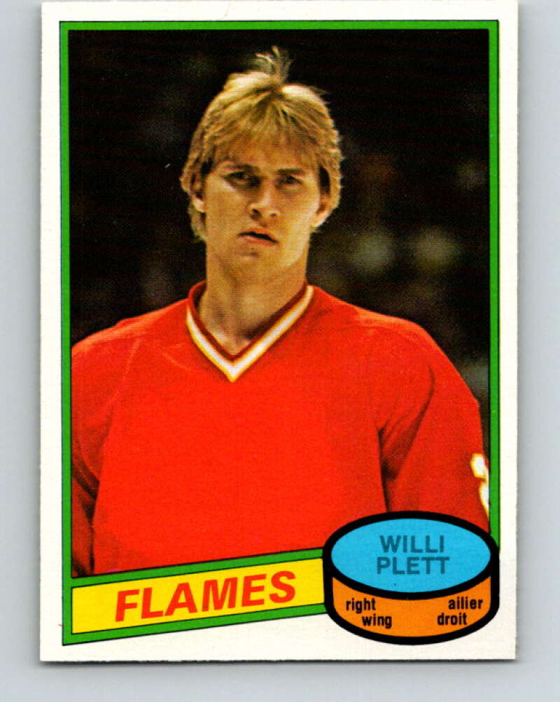 1980-81 O-Pee-Chee #320 Willi Plett Calgary Flames V40325