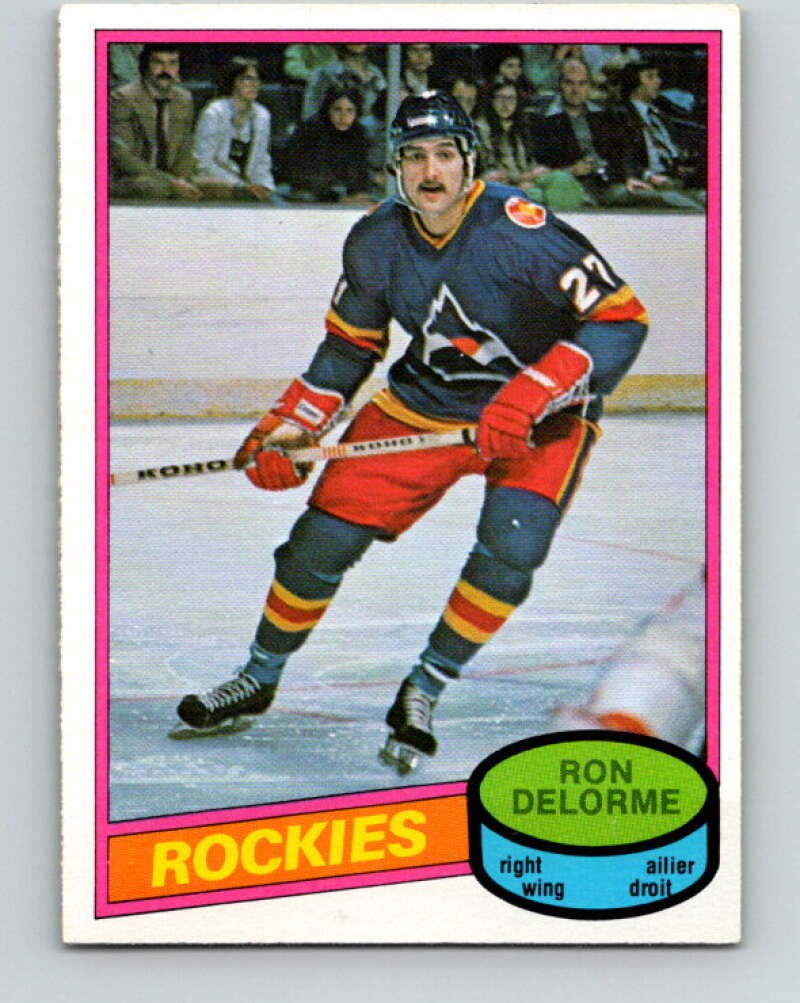 1980-81 O-Pee-Chee #321 Ron Delorme Colorado Rockies V40331