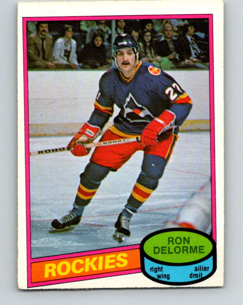 1980-81 O-Pee-Chee #321 Ron Delorme Colorado Rockies V40335