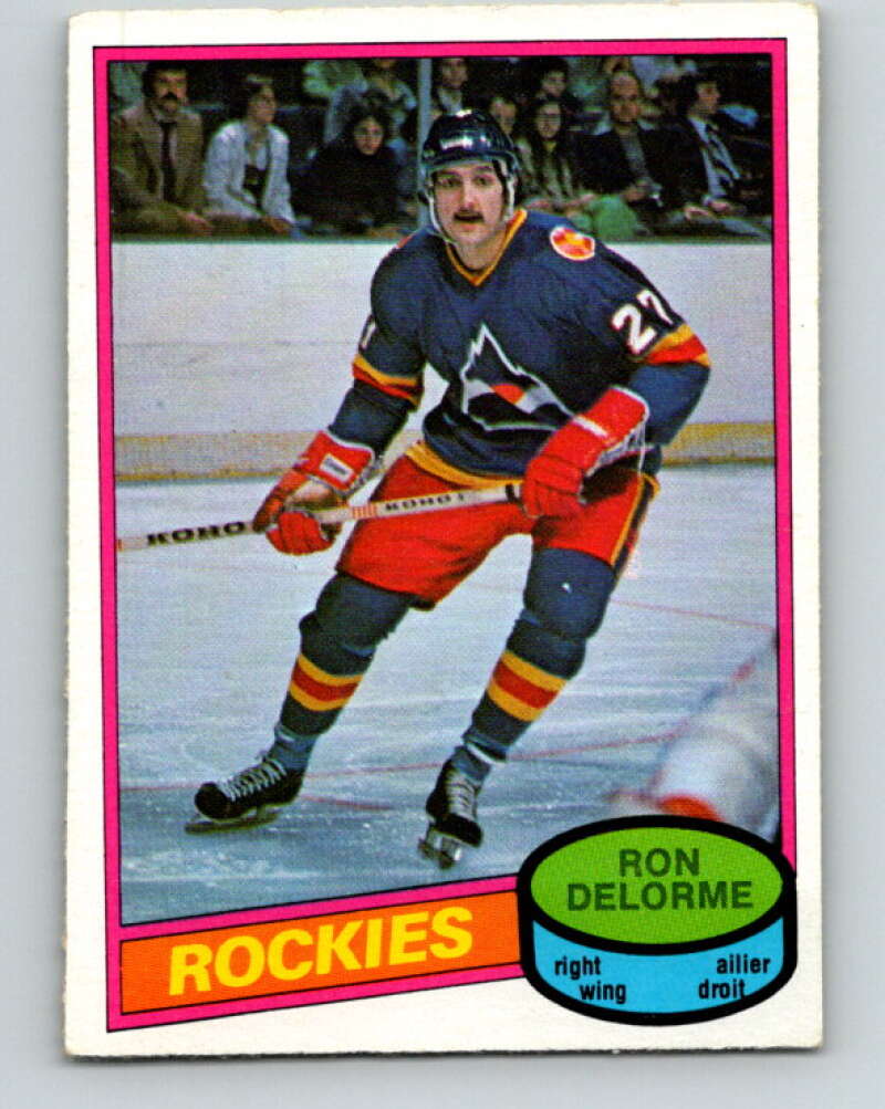1980-81 O-Pee-Chee #321 Ron Delorme Colorado Rockies V40336