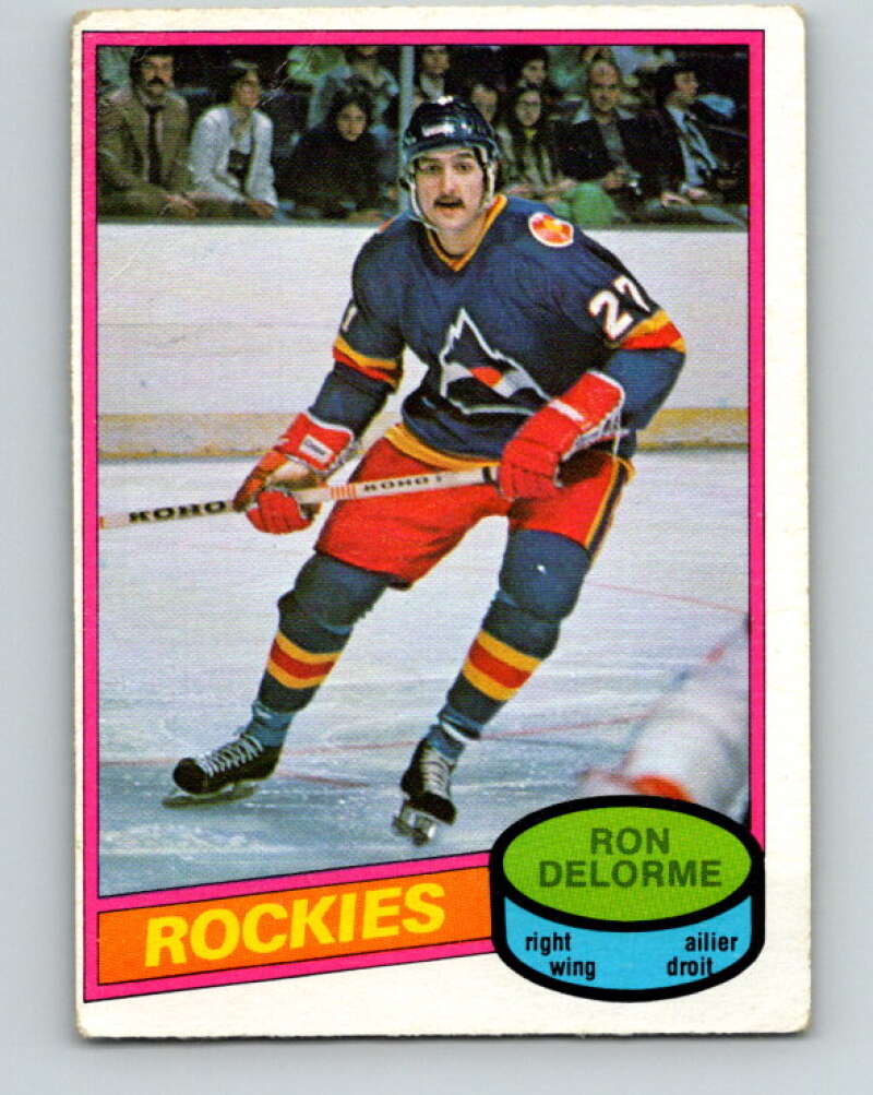 1980-81 O-Pee-Chee #321 Ron Delorme Colorado Rockies V40337