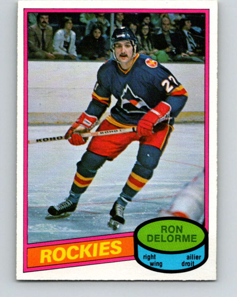 1980-81 O-Pee-Chee #321 Ron Delorme Colorado Rockies V40338