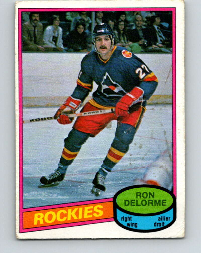 1980-81 O-Pee-Chee #321 Ron Delorme Colorado Rockies V40340