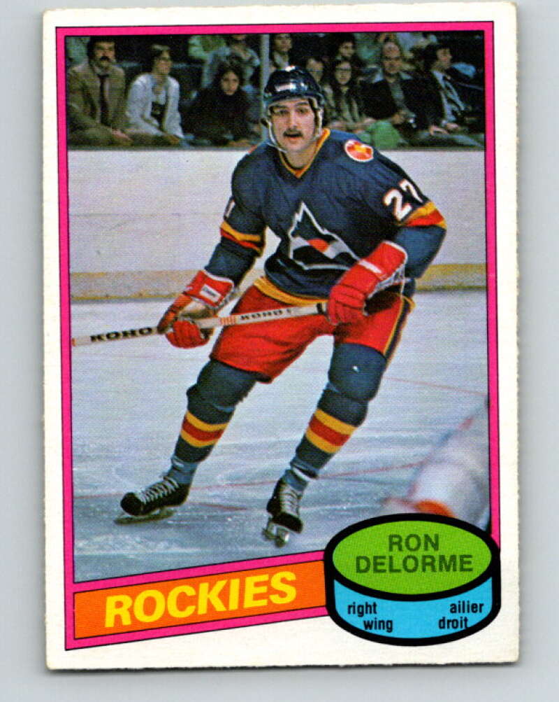 1980-81 O-Pee-Chee #321 Ron Delorme Colorado Rockies V40341