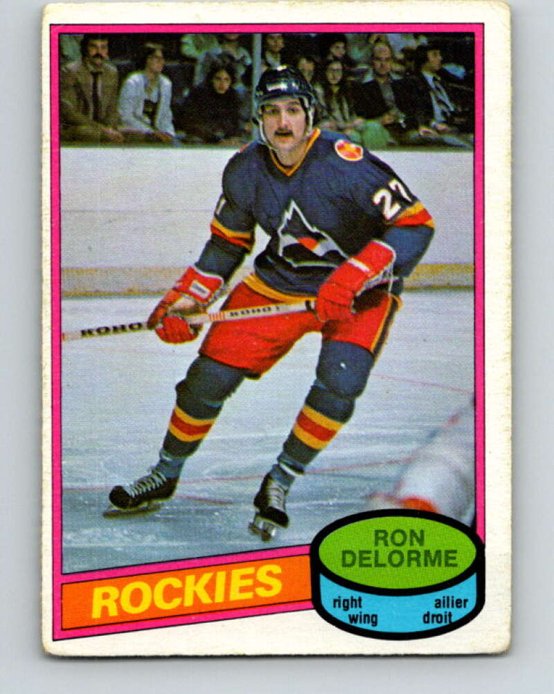 1980-81 O-Pee-Chee #321 Ron Delorme Colorado Rockies V40342