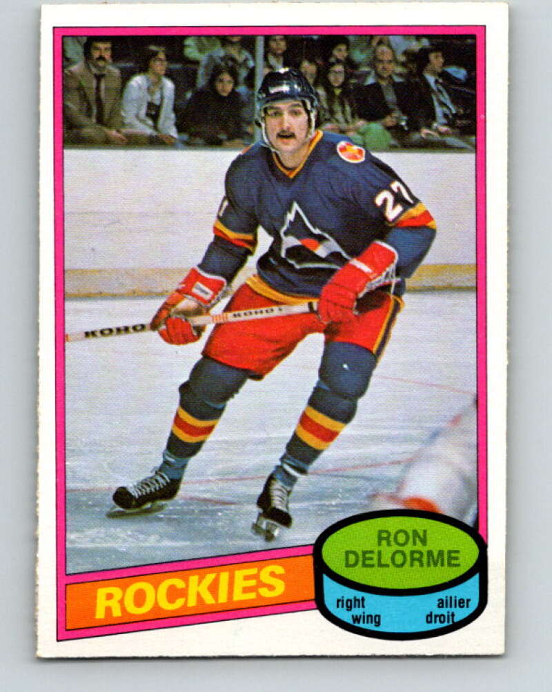 1980-81 O-Pee-Chee #321 Ron Delorme Colorado Rockies V40344