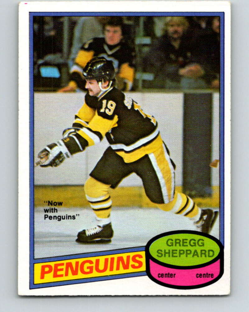 1980-81 O-Pee-Chee #325 Gregg Sheppard Pittsburgh Penguins V40375