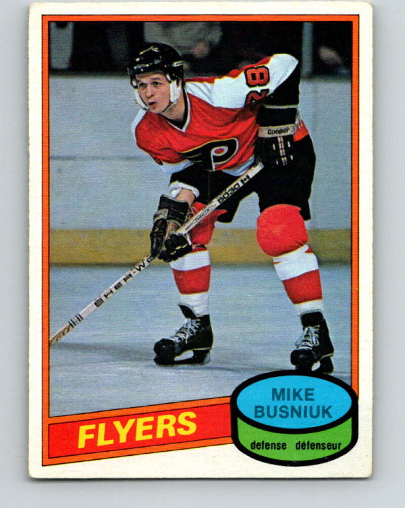 1980-81 O-Pee-Chee #326 Mike Busniuk RC Rookie Philadelphia Flyers V40380