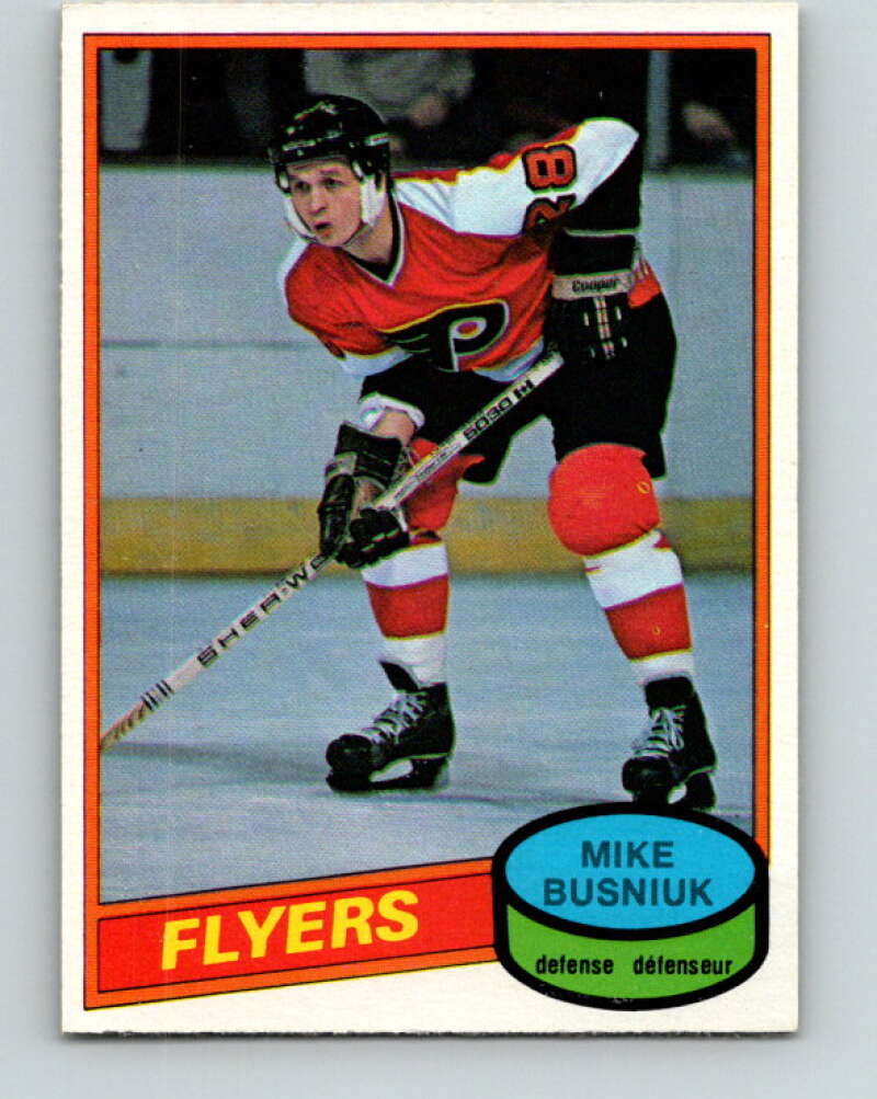 1980-81 O-Pee-Chee #326 Mike Busniuk RC Rookie Philadelphia Flyers V40381