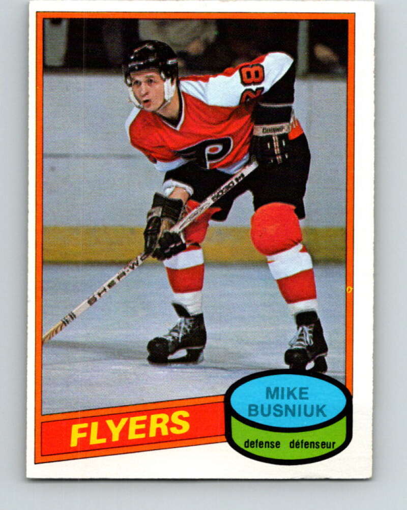 1980-81 O-Pee-Chee #326 Mike Busniuk RC Rookie Philadelphia Flyers V40383
