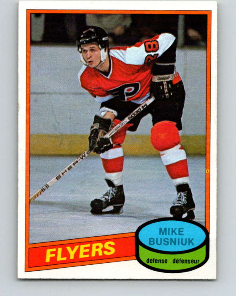 1980-81 O-Pee-Chee #326 Mike Busniuk RC Rookie Philadelphia Flyers V40385