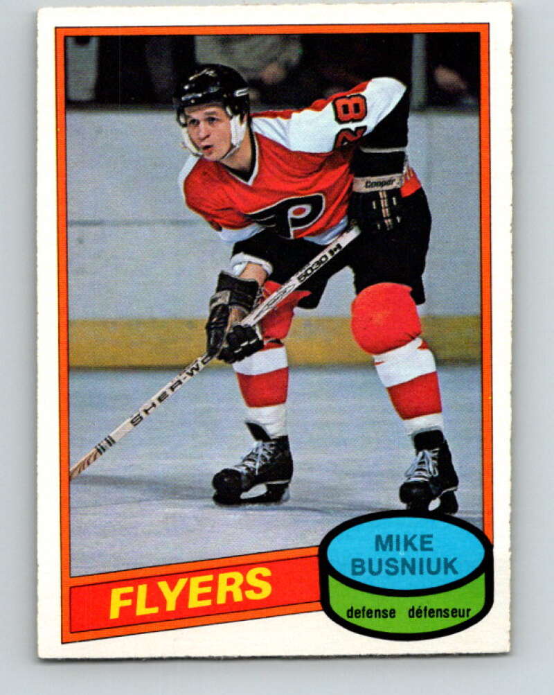 1980-81 O-Pee-Chee #326 Mike Busniuk RC Rookie Philadelphia Flyers V40386