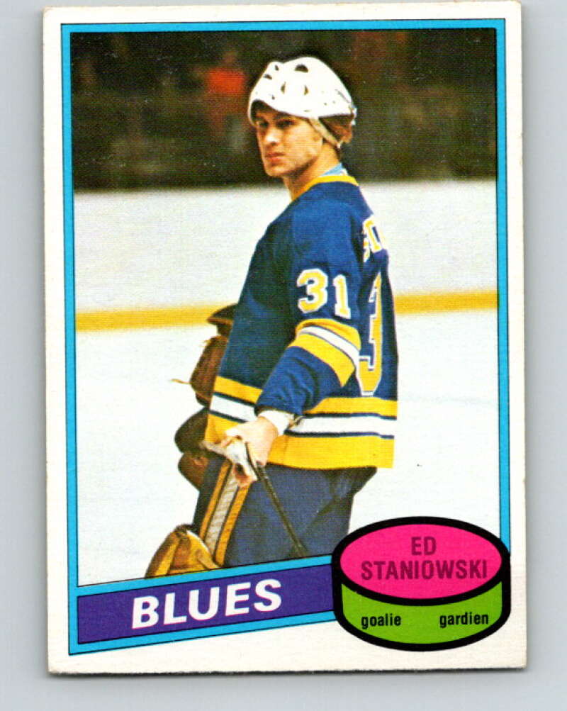 1980-81 O-Pee-Chee #328 Ed Staniowski St. Louis Blues V40397