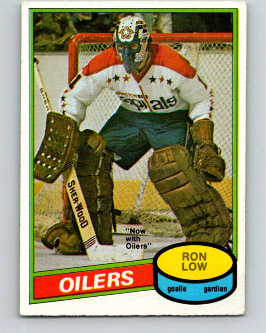 1980-81 O-Pee-Chee #333 Ron Low  Edmonton Oilers  V40449
