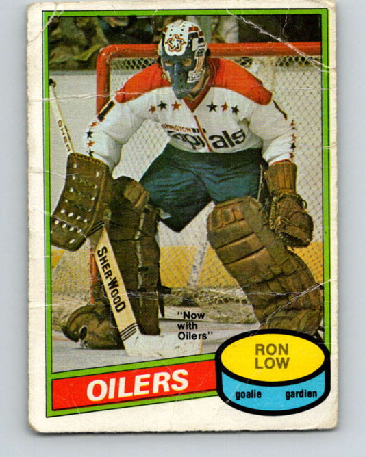 1980-81 O-Pee-Chee #333 Ron Low  Edmonton Oilers  V40450