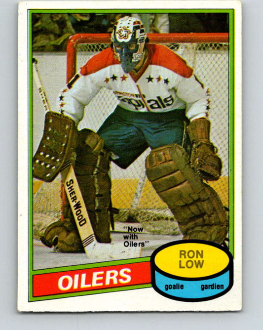 1980-81 O-Pee-Chee #333 Ron Low  Edmonton Oilers  V40451