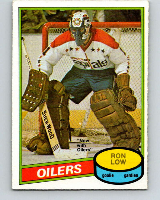 1980-81 O-Pee-Chee #333 Ron Low  Edmonton Oilers  V40452