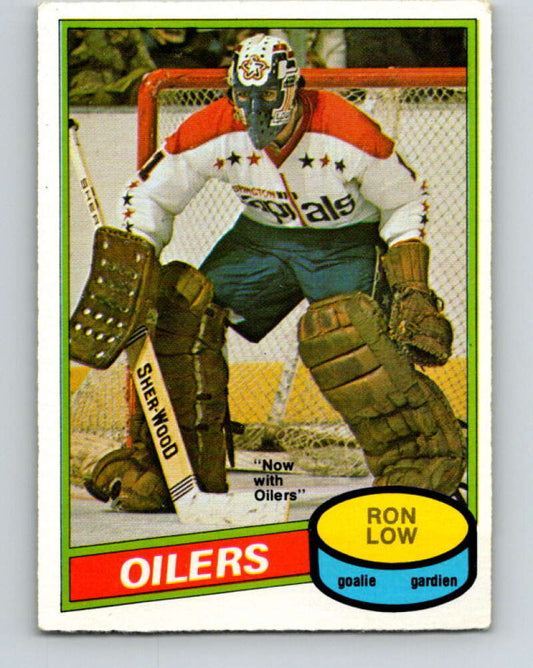1980-81 O-Pee-Chee #333 Ron Low  Edmonton Oilers  V40454